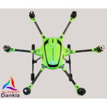 YUNEEC TYPHOON HPLUS - SKIN - CARBON GRÜN / GREEN / Wrap / Decal / Drohne