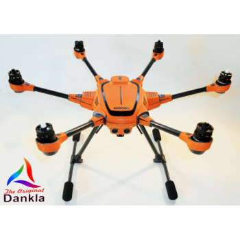 YUNEEC TYPHOON HPLUS - SKIN - CARBON ORANGE / Wrap / Decal / Drohne