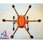 YUNEEC TYPHOON HPLUS - SKIN - CARBON ORANGE / Wrap / Decal / Drohne