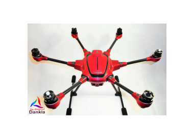 YUNEEC TYPHOON HPLUS - SKIN - CARBON ROT / RED / Wrap / Decal / Drohne