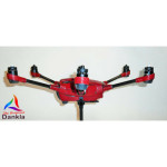 YUNEEC TYPHOON HPLUS - SKIN - CARBON ROT / RED / Wrap / Decal / Drohne