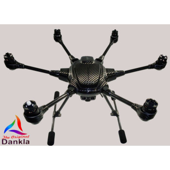 YUNEEC TYPHOON HPLUS - SKIN - CARBON SCHWARZ / BLACK / Wrap / Decal / Drohne