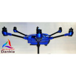 YUNEEC TYPHOON HPLUS - SKIN - CHROM BLAU / BLUE / Wrap / Decal / Drohne