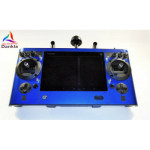 YUNEEC TYPHOON HPLUS - SKIN - CHROM BLAU / BLUE / Wrap / Decal / Drohne