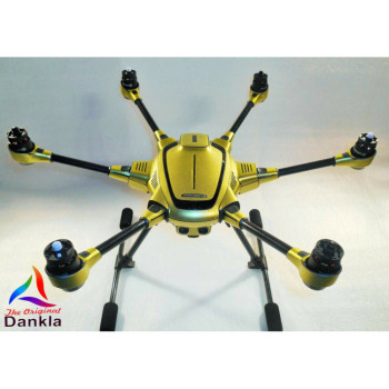 YUNEEC TYPHOON HPLUS - SKIN - CHROM GELB / YELLOW / Wrap / Decal / Drohne