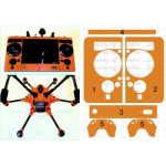 YUNEEC TYPHOON HPLUS - SKIN - CHROM ORANGE / Wrap / Decal / Drohne
