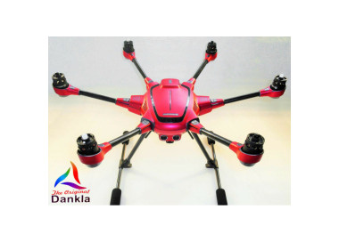 YUNEEC TYPHOON HPLUS - SKIN - CHROM ROT / RED / Wrap / Decal / Drohne