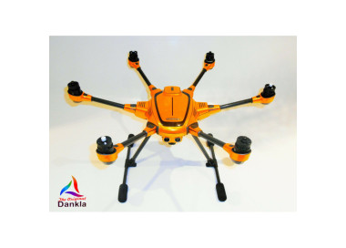 YUNEEC TYPHOON HPLUS - SKIN- METALLIC MANDARINE / TANGERINE / Wrap/Decal/Drohne