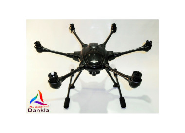 YUNEEC TYPHOON HPLUS - SKIN - METALLIC SCHWARZ / BLACK / Wrap / Decal / Drohne