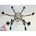 YUNEEC TYPHOON HPLUS - SKIN - METALLIC SILBER / SILVER / Wrap / Decal / Drohne