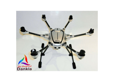 YUNEEC TYPHOON HPLUS - SKIN - METALLIC SILBER / SILVER / Wrap / Decal / Drohne