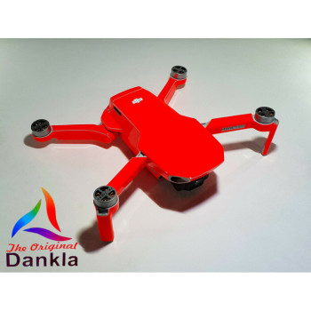 DJI MINI 2 - SKIN - NEON ROT/RED - Decal - Wrap -  Folie - Foil