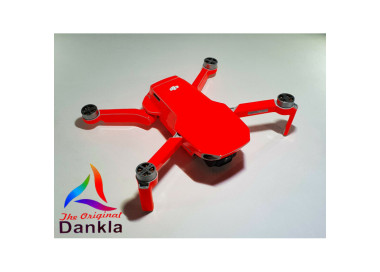 DJI MINI 2 - SKIN - NEON ROT/RED - Decal - Wrap -  Folie - Foil