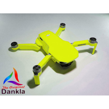 DJI MINI 2 - SKIN - NEON GELB/YELLOW - Decal - Wrap -  Folie - Foil