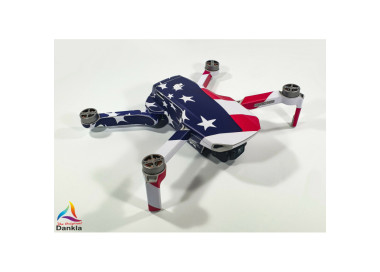 DJI MAVIC MINI - SKIN - USA -  / Folie / Decal / Wrap / Drohne / Zubehör