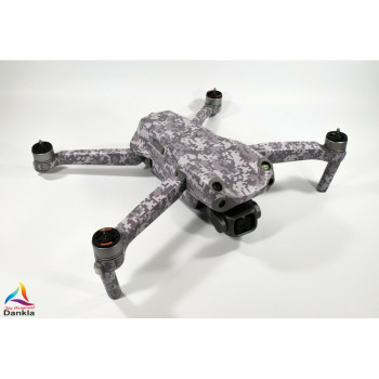 DJI AIR 2s - SKIN - DESIGN: DIGICAMO GRAU - Folie / Wrap / Decal
