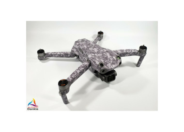 DJI AIR 2s - SKIN - DESIGN: DIGICAMO GRAU - Folie / Wrap / Decal
