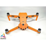 DJI MAVIC AIR 2  + RC - SKIN - CARBON ORANGE - 3-5x Batterie / Folie / Decal