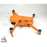DJI MAVIC AIR 2  + RC - SKIN - CARBON ORANGE - 3-5x Batterie / Folie / Decal