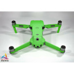 DJI MAVIC AIR 2  + RC - SKIN - CARBON GRÜN/GREEN - 3-5x Batterie / Folie / Decal