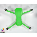 DJI MAVIC AIR 2  + RC - SKIN - CARBON GRÜN/GREEN - 3-5x Batterie / Folie / Decal