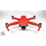 DJI MAVIC AIR 2  + RC - SKIN - CARBON ROT / RED - 3-5x Batterie / Folie / Decal
