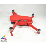 DJI MAVIC AIR 2  + RC - SKIN - CARBON ROT / RED - 3-5x Batterie / Folie / Decal