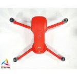 DJI MAVIC AIR 2  + RC - SKIN - CARBON ROT / RED - 3-5x Batterie / Folie / Decal