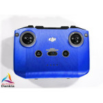 DJI MINI 2 - SKIN- ALU BLAU GEBÜRSTET/BLUE BRUSHED- Decal - Wrap -  Folie - Foil