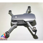DJI MINI 2 - SKIN- ALU SILBER GEBÜRSTET / SILVER BRUSHED - Decal - Wrap -  Folie