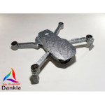 DJI MINI 2 - SKIN - HONEYCOMB SILBERGRAU /  SILVERGREY - Decal - Wrap -  Folie
