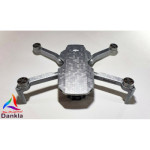 DJI MINI 2 - SKIN - HONEYCOMB SILBERGRAU /  SILVERGREY - Decal - Wrap -  Folie