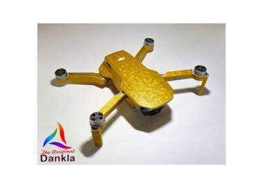 DJI MINI 2 - SKIN - HONEYCOMB GOLD  - Decal - Wrap -  Folie