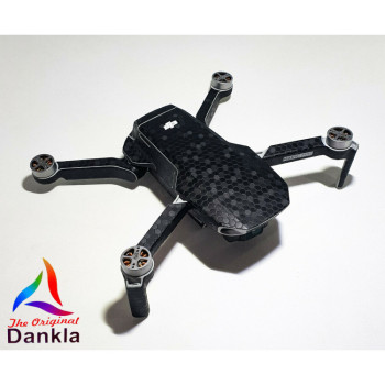 DJI MINI 2 - SKIN - HONEYCOMB SCHWARZ / HONEYCOMB BLACK  - Decal - Wrap -  Folie