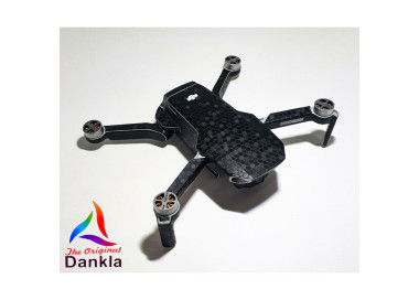 DJI MINI 2 - SKIN - HONEYCOMB SCHWARZ / HONEYCOMB BLACK  - Decal - Wrap -  Folie