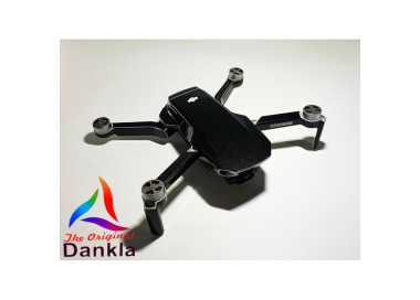 DJI MINI 2 - SKIN - METALLIC SCHWARZ / METALLIC BLACK  - Decal - Wrap -  Folie