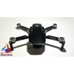 DJI MINI 2 - SKIN - METALLIC SCHWARZ / METALLIC BLACK  - Decal - Wrap -  Folie