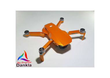 DJI MINI 2 - SKIN - METALLIC MANDARINE / MET. TANGERINE  - Decal - Wrap -  Folie