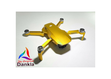 DJI MINI 2 - SKIN - CHROM GOLD / CHROME GOLD  - Decal - Wrap -  Folie