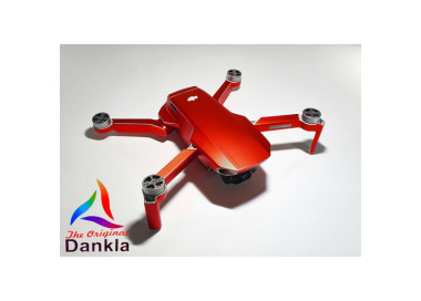 DJI MINI 2 - SKIN - CHROM ROT / CHROME RED - Decal - Wrap - Folie