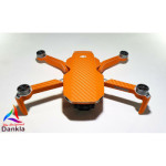 DJI MINI 2 - SKIN - CARBON ORANGE - Decal - Wrap - Folie