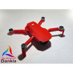 DJI MINI 2 - SKIN - CARBON ROT / CARBON RED - Decal - Wrap - Folie