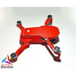 DJI MINI 2 - SKIN - CARBON ROT / CARBON RED - Decal - Wrap - Folie