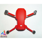 DJI MINI 2 - SKIN - CARBON ROT / CARBON RED - Decal - Wrap - Folie