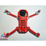 DJI MINI 2 - SKIN - CARBON ROT / CARBON RED - Decal - Wrap - Folie