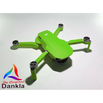 DJI MINI 2 - SKIN - CARBON GRÜN / CARBON GREEN - Decal - Wrap - Folie