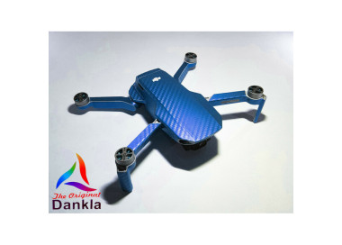 DJI MINI 2 - SKIN - CARBON BLAU / CARBON BLUE - Decal - Wrap - Folie