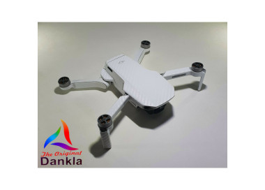 DJI MINI 2 - SKIN - CARBON WEISS / CARBON WHITE - Decal - Wrap - Folie