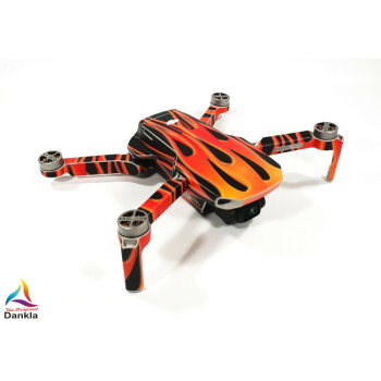 DJI MAVIC MINI - SKIN - FLAMES -  / Folie / Decal / Wrap / Drohne