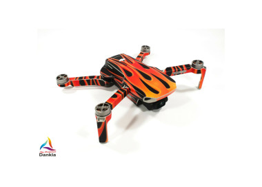 DJI MAVIC MINI - SKIN - FLAMES -  / Folie / Decal / Wrap / Drohne